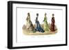 French Costume: Present Fashions-null-Framed Giclee Print