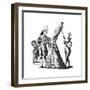 French Costume-null-Framed Giclee Print