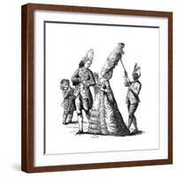 French Costume-null-Framed Giclee Print