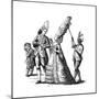 French Costume-null-Mounted Giclee Print