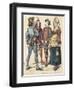 French Costumes 1460-80-null-Framed Art Print