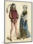 French Costumes 1475-null-Mounted Art Print