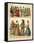 French Costumes 1600-1670-Albert Kretschmer-Framed Stretched Canvas