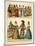 French Costumes 1600-1670-Albert Kretschmer-Mounted Giclee Print