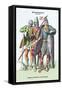 French Costumes: Knights and Soldiers of the Crusades-null-Framed Stretched Canvas