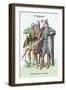 French Costumes: Knights and Soldiers of the Crusades-null-Framed Art Print