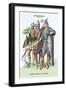 French Costumes: Knights and Soldiers of the Crusades-null-Framed Art Print