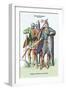 French Costumes: Knights and Soldiers of the Crusades-null-Framed Art Print