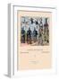 French Costumes of War and Tournament, Fifteenth Century-Racinet-Framed Art Print