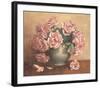 French Cottage Roses II-Linda Hanly-Framed Art Print