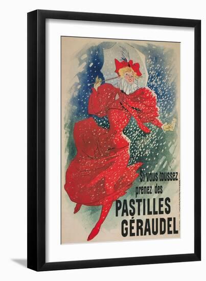 French Cough Drop Advertisement-null-Framed Giclee Print