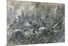 French Counter-Attack at Village of Vaux Near Verdun, 1916-Paul Thiriat-Mounted Premium Giclee Print