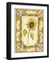 French Country Sunflower II-null-Framed Art Print