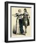 French Couple 1650-null-Framed Art Print