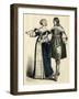 French Couple 1650-null-Framed Art Print