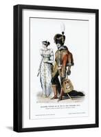 French Court Dress of the Time of the First Empire-null-Framed Giclee Print