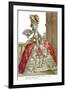 French Court Dress with Wide Panniers, 1778-Claude Louis Desrais-Framed Giclee Print