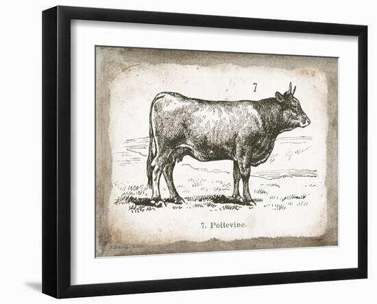 French Cow I-Gwendolyn Babbitt-Framed Art Print