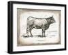 French Cow I-Gwendolyn Babbitt-Framed Art Print