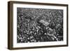 French Crowds Cheering Pershing and Joffre, Hotel Crillon, Paris, First World War, 1917-null-Framed Giclee Print