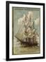 French Cruiser Hussard-null-Framed Giclee Print