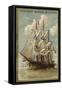 French Cruiser Hussard-null-Framed Stretched Canvas