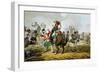 French Cuirassiers at the Battle of Waterloo, Charged and Defeated by the Highlanders-John Augustus Atkinson-Framed Giclee Print