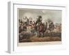 French Cuirassiers in the Battle of Waterloo Charged and Defeated by the Highlanders and Scotch Gre-John Augustus Atkinson-Framed Giclee Print