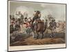 French Cuirassiers in the Battle of Waterloo Charged and Defeated by the Highlanders and Scotch Gre-John Augustus Atkinson-Mounted Giclee Print