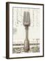 French Cuisine Fork-Devon Ross-Framed Art Print