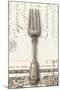 French Cuisine Fork-Devon Ross-Mounted Art Print