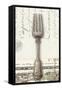 French Cuisine Fork-Devon Ross-Framed Stretched Canvas