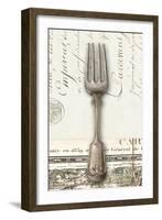 French Cuisine Fork-Devon Ross-Framed Art Print