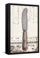 French Cuisine Knife-Devon Ross-Framed Stretched Canvas