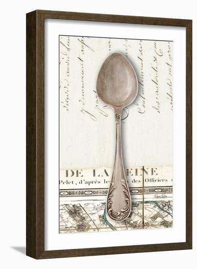 French Cuisine Spoon-Devon Ross-Framed Art Print