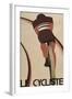 French Cycling Poster, Le Cycliste-null-Framed Art Print