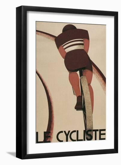 French Cycling Poster, Le Cycliste-null-Framed Art Print