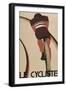 French Cycling Poster, Le Cycliste-null-Framed Art Print