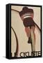 French Cycling Poster, Le Cycliste-null-Framed Stretched Canvas