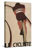 French Cycling Poster, Le Cycliste-null-Stretched Canvas