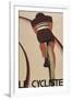 French Cycling Poster, Le Cycliste-null-Framed Art Print