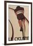 French Cycling Poster, Le Cycliste-null-Framed Art Print