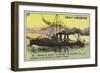 French Destroyer Bouclier, 1910-null-Framed Giclee Print