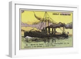 French Destroyer Bouclier, 1910-null-Framed Giclee Print