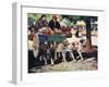 French Dog Cart, Illustration from 'Helpers Without Hands'-John Edwin Noble-Framed Giclee Print