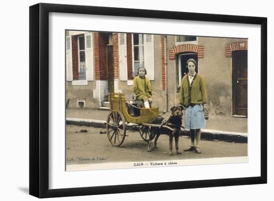 French Dog Cart-null-Framed Photographic Print