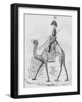 French Domedary Regiment. Captured with a Convoy in the Lybian Desert, May, 1801-null-Framed Giclee Print