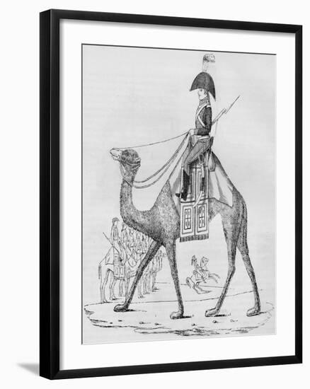 French Domedary Regiment. Captured with a Convoy in the Lybian Desert, May, 1801-null-Framed Giclee Print