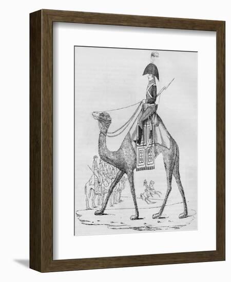 French Domedary Regiment. Captured with a Convoy in the Lybian Desert, May, 1801-null-Framed Giclee Print