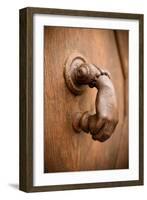 French Door Knocker I-Erin Berzel-Framed Photographic Print